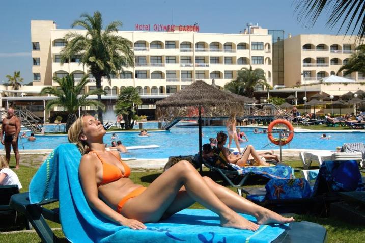 Evenia Olympic Garden Hotel Lloret de Mar Bagian luar foto
