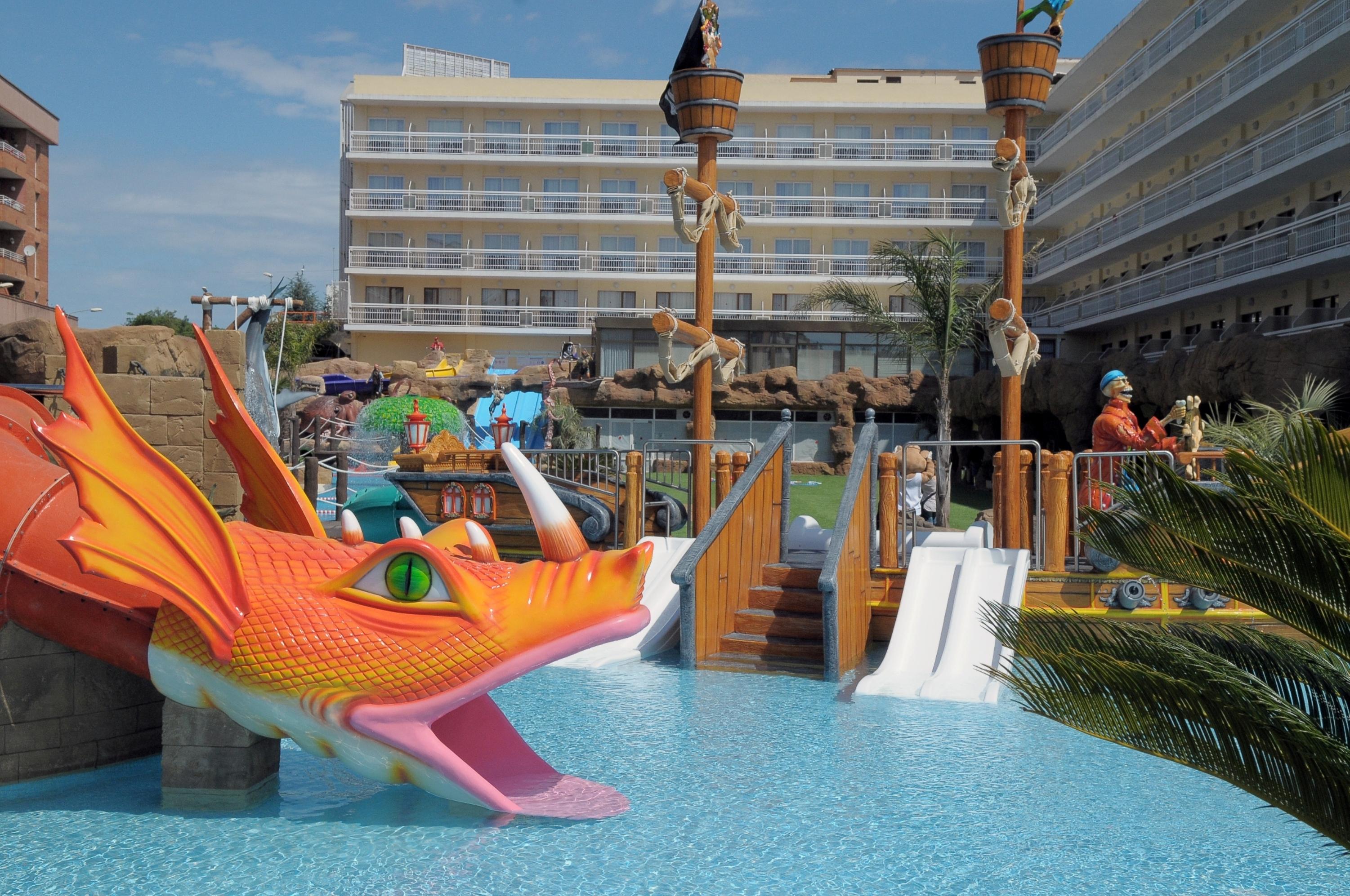 Evenia Olympic Garden Hotel Lloret de Mar Bagian luar foto